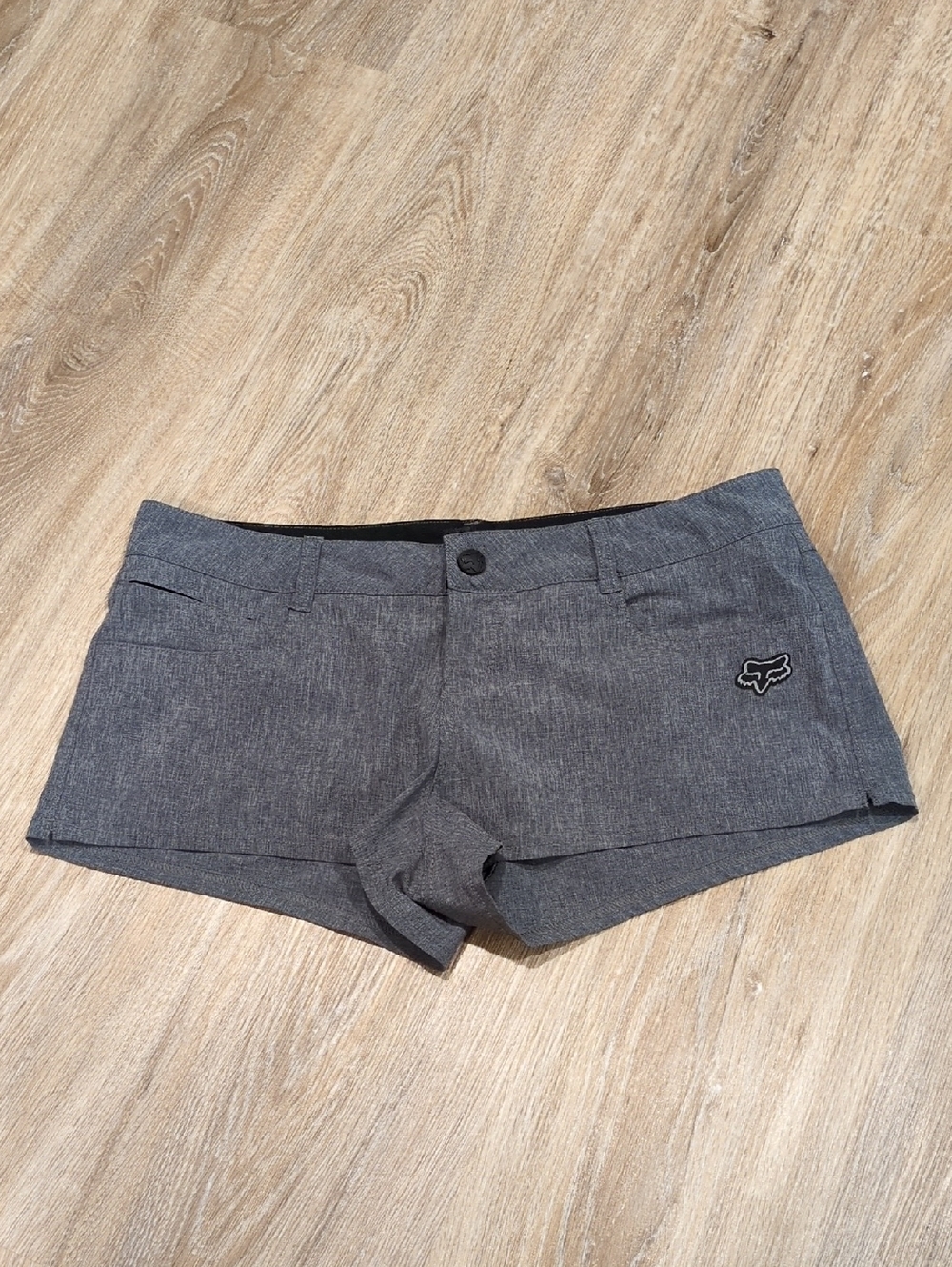 😎🔥❤️ Fox Women's Dark Gray Bike Shorts with Logo size 6 😎🔥❤️
